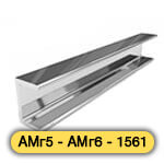 Швеллер алюминиевый АМг5 - АМг6 - 1561