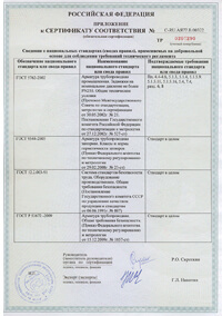 Сертификат на задвижки 30ч39р ЛАЗ Ду40-500